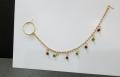 ASIAN BOLLYWOOD Indian Nath Chain Nose Ring Bridal Nath Nose Pins - Nathiya - Nose Nath - Naak Patti. 