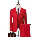 Summer plus-Sized plus Size Leisure Suits for Men Two-Piece Suit Large Fat Host Suit Coat Men's Clothing. 