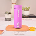 Portable Glass Water Bottle Wide Mouth BPA Free Sports Leak-proof Glass Water Bottles with Silicone Protective Sleeve, Double wall insulated and Reusable Glass Water Bottle 450ml Multicolor (1 Piece). 