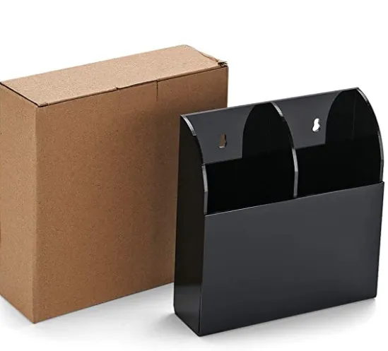 TV%20Remote%20Control%20Holder%20Wall%20Mount%20Storage%20Box%20Media%20Organizer%20Rack%20(Two%20Compartment)%20-%20Image%205