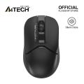 A4Tech FB12S - Bluetooth & 2.4G Mouse - Silent Clicks - Connect upto 3 Devices - 1200 DPI - For PC/Laptop/Tablet/Smart TV - Black. 