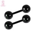 Stainless Steel Earrings Attractive Men Punk Barbell Ear Studs. 