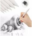 3 Pieces Set Charcoal Blender Blending Stump White for Sketch Drawing. 
