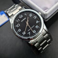 Original Casio - MTP-V001D-1BUDF - Stainless Steel Watch for Men. 