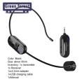 Green forest Microphone Headset High Fidelity 2.4G Wireless Saxophone Microphone. 