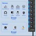 USB HUB 2.0 WITH ON/OFF SWITCH BUTTONS  | 7 PORTS USB HUB EXTENSION |  LIGHTNING FAST CONNECTIVITY | SUPER QUALITY PRODUCT. 