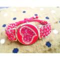 Heart Shape Bracelet Watch For Girls | New Arrival Heart Shape Dial Watch For Girls. 