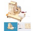 Creative Science Educational Hand Dynamo Toys For Children Wooden Physical Experiment Students Generator Handmade Toys DIY Kids. 