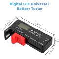 1 Pieces Digital LCD Universal Battery Tester (Model: Bt - 168 PRO), Portable Battery Checker Battery Tester for AA AAA C D 9V 3.7V 1.5V Button Cell uk import A1371. 