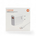 [Original] 120W USB Turbo Charger For Xiaomi 13 12T Pro Redmi Note 12 - Supervooc And *Points Showing* Adapter With Fast Charging Cable. 