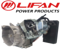 LIFAN Generator Engine LF168FD-1 - 196cc - Long Thin ( Patli )  Shaft - with Self - for Replacement in 2 kVA to 3.5 kVA Generators. 