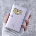 Multi card Slots Cute Women Wallets Lightweight Cute Three Fold Cartoon Short Wallets PU Leather Small Three Fold Card Bag for Casual Use Carry Young Girls Student Gift Item. 
