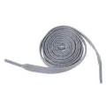 4X Trainers Plastic Tips 52.4 Long Grey Flat Wide Shoe Laces Strings. 