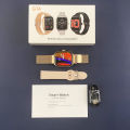 Lamgool GT4 Bluetooth call smartwatch Y13 upgrade Customize face Clock always displayed Heart rate detection, motion monitoring, streamlined bracelet calculator, mini games. 