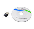 【Auto-Run】ALFA WIFI Wireless Network Adapter Lan Card Dongle 802.11N - Plug and Play - 300Mbps Wireless Transmission Rate - with Driver CD for Desktop Computers and Laptops. 