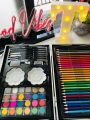 Space Colouring Kit - 145pcs Astronaut  Art Set with Aluminum Case for Kids. 