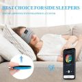 Sleep Headphones,Bluetooth Sleep Mask 3D Wireless Music Sleeping Eye Mask Sleeping Headphones for Side Sleepers Sleep Mask with Bluetooth Headphones Thin Stereo Speaker. 