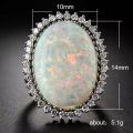 White Opal Ring. 