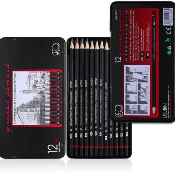 Graded Drawing Pencil Tin Set For Artist Daraz pk graded-drawing-pencil-tin-set-for-artist-daraz-pk