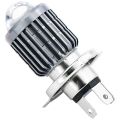 motorcycle H4 LED headlight bulb 1 piece dual color white & yellow. 