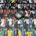 Football FIFA All-Star Collection Cards Colourful Gold Silver Black Football Star Ronaldo Messi Mbappe English Trading Cards. 