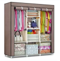 FOLDING WARDROBE 3 DOOR PORTABLE CUPBOARD 5.5 Feet Large. 