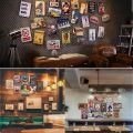 HomDeo Shop Metal Signs 12x8 Inches Retro Cellar Wall Decor Basement Tin Sign Bar Three Stooges Fire Department Gym. 