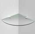 Set of 3 - Glass Corner Shelf  Corner Shelve 8mm Glass 12"x12"inch Bath Decorate With Corner Shelve Rooms Shelve. 