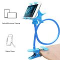 METAL Mobile Phone Holder Flexible 360 Rotating For For Bed, Desk, Table Almost All Smartphone. 