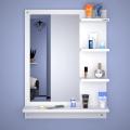 Creative Home Wall Mount Dressing Table / Dresser with Mirror & Shelves in Ready to Assemle Form. 
