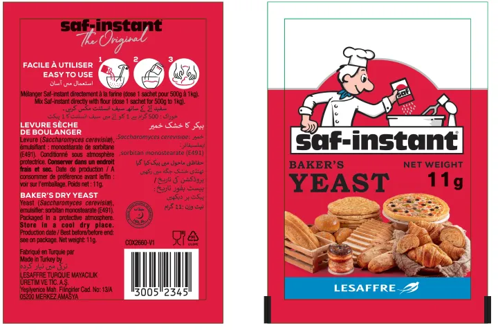 SAF%20Instant%20Yeast%20(Red)%2011%20gm%20%20-%20Box%20of%2024%20sachets%20-%20Image%203