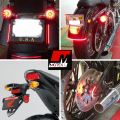 Motex Auto Line Brake Light Strip Flexible 32 LED Motorcycle Lights Strip Turn Signal Tail Rear Lamp Stop Brake Led Light Multiple Application 5 Working Modes ( Driving red Light, Brake Bright Red Light, Right Turn Signal, Left Turn Signal). 