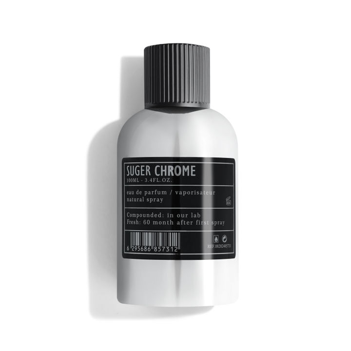 Aro Fac Suger Chrome By AMD Perfumes Unisex Fragrance - Classic Perfume for Men and Women - Long Lasting Men's and Women's Fragrances Eau de Parfum EDP 100ml