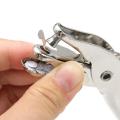 3mm Pore Hole Puncher Manual Handheld 1-8 Pages Capability Paper Punch Metal 6mm Pore Single Hole Punch for Paper Crafting Office Supplies DIY Projects Scrapbooking Stationery Enthusiasts. 
