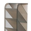 1pcs ergonomic desk storage box plastic rectangular organizing drawer organizer pen holder makeup tool organizer--transparent grey L. 