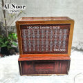 Al Noor Traders Brand 230,000 Luxury Umrah Saving Box – Elegant Acrylic & Wooden Golden Money Box | Umrah Gift | Islamic Travel Fund Box | Umrah Box I Umrah Money Saving Box I Umrah Money Box I Umrah Saving Box I Umrah | Gift box. 