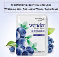 BIOAQUA Wonder Blueberry Whitening Pure Esence Hyaluronic Acid Face Serum & BIOAQUA Blueberry Moisturizing Facial Sheet Mask. 