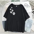 Amazing T Shirt Design Summer Collection Shirt Trendy Flower Printer Smart Fit Round-Neck Half Sleeves Tee Shirt. 