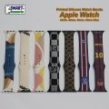 Replacement Sport Silicone Printed Watch Band Strap For Appl Watch All Series 7 Series 6 Series 3 40mm 41mm 44mm 45mm 42mm T55 T500 W26 PLUS FK78 IP7 HW12 HW22 HT99 T100 Printed Watch Straps. 