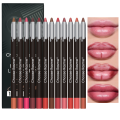 【2024】 12pc Matte Lip Liners Set, 12 Assorted Colors, Gift Set, Long-Lasting. 
