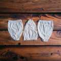 3 Pcs Set Frill Pentie _ White Long Nicker _ For Boys & Girls 3M _ To _ 7Years. 