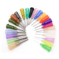 Sunfloweio 10G-34G 13mm Dispensing Needle Stainless Steel Dispensing Needle Spiral Mouth Nozzle Glue Needle for Filling E-liquid and Glue. 