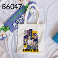 Anime BANANA FISH Tote Bag Canvas Cartoon Fashion Shoulder Bags School Bookbag Korean Style. 