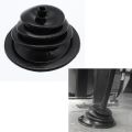 For Mr Gasket 1651 Shifter Boot Small Round Black Rubber 5.250 Inch Round Plate Gear Stick Shift Knob Cover Boot Gaiter. 