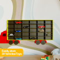 Kids Hot Wheels Car Organizer Shelf | Cars | Car Lovers | Storage | Toys | Kid Play |  Truck Sports | Child Room Decoration | Car Decor | Boy Room Decoration Truck Storage for Cars | Sports Car | Diecast Car and Toys. 