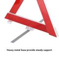Foldable Car Reflective Triangle Sign Emergency Breakdown Warning Board Car Stop Sign. 