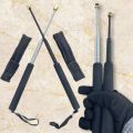 26 Inch Expandable Metal Spring Rod with Manual Nylon Pouch Retractable Stick For Self-Def High Quality. 