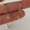 New Simple  Star Necklace Pendant Choker .W0men And Girls. 
