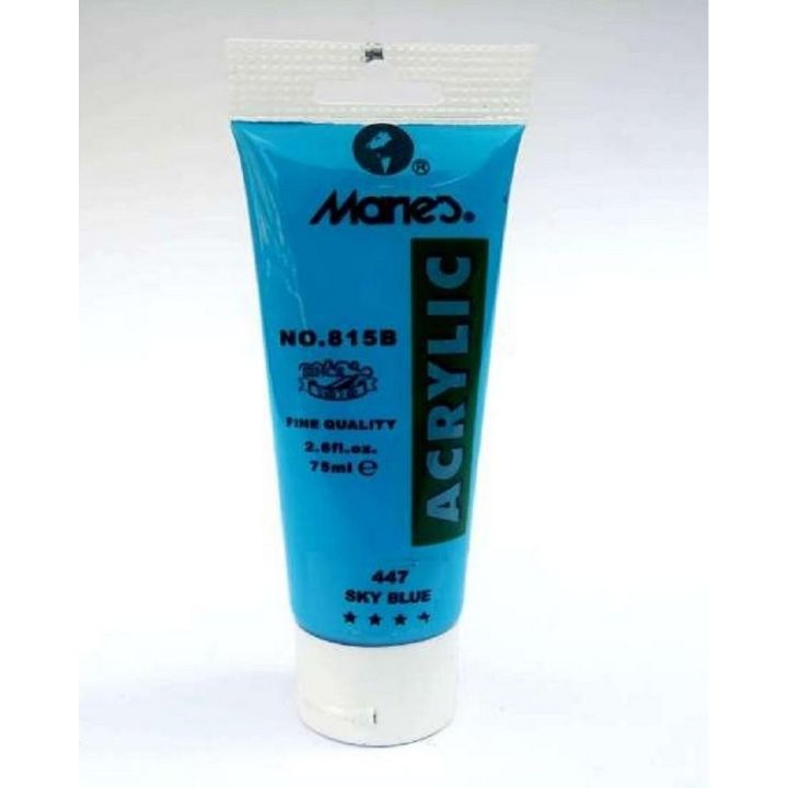 Marie's 75ml Acrylic Colors Paint Tubes-447 Sky Blue