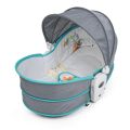 Mastela 5 in 1 Rocker, Bouncer Chair with Removable Bassinet 6037 (Gray). 